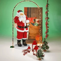 Hot DecoWoerner Deko Tannenbaum Im Jutesäckchen 45 Cm grün