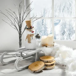 Sale DecoWoerner Deko-Baum Beschneit 70 Cm braun