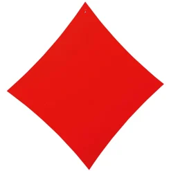 Outlet DecoWoerner Deko-Display Karo Spielkartenfarbe 50 X 47 Cm rot