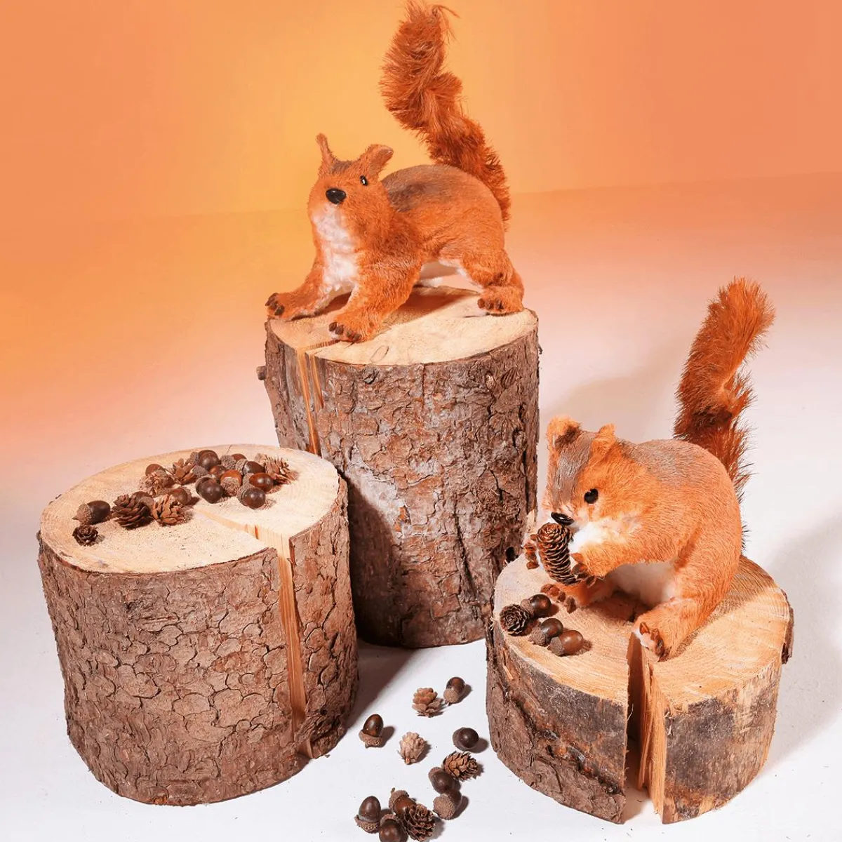 Online DecoWoerner Deko-Eichhörnchen 24 Cm Hoch orange