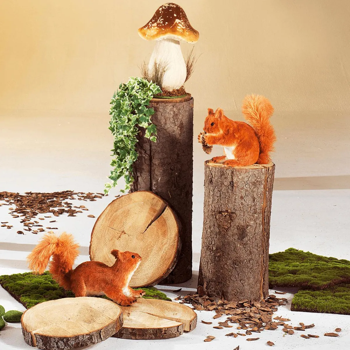 Online DecoWoerner Deko-Eichhörnchen 24 Cm Hoch orange