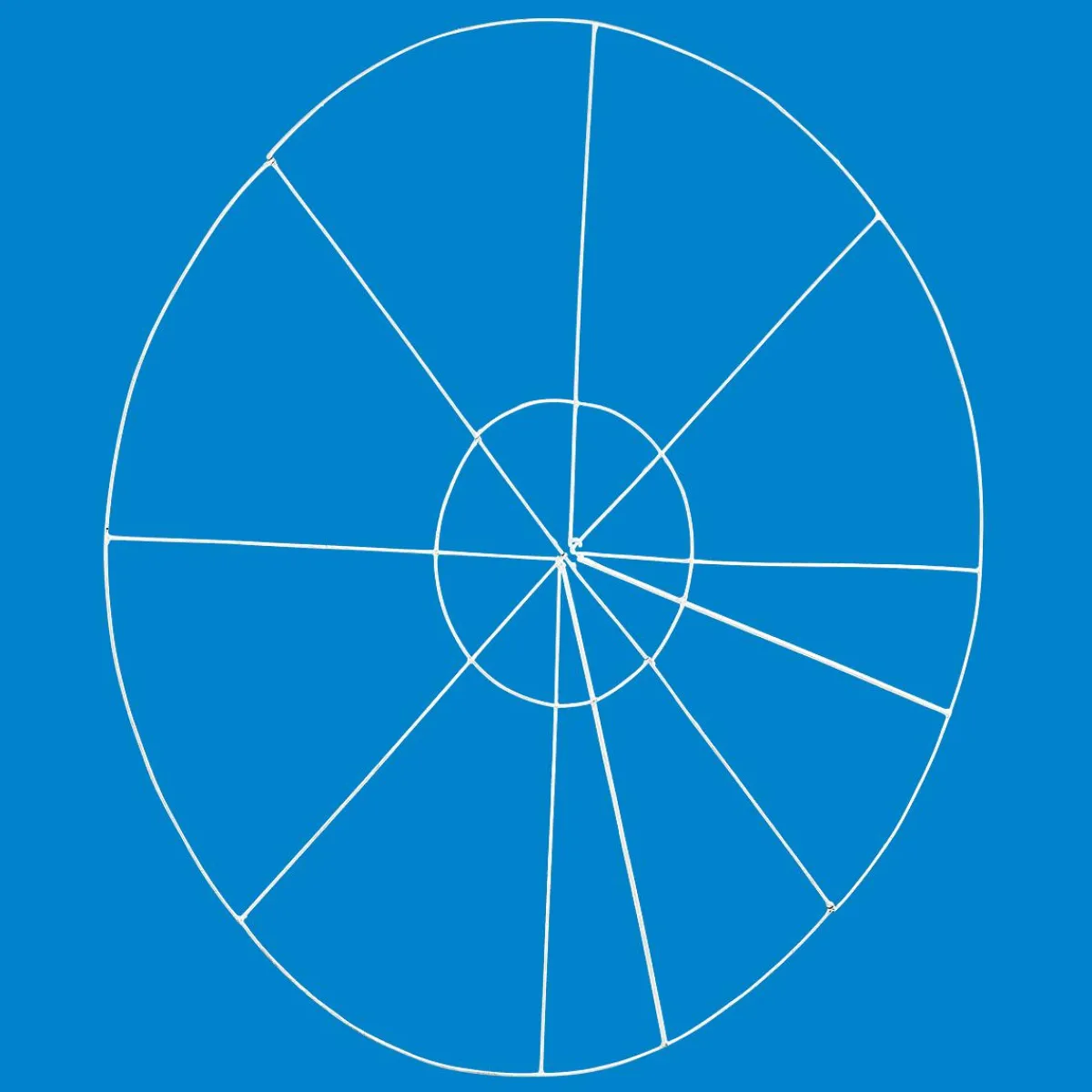 Sale DecoWoerner Dekogitter Riesenrad 170 Cm weiß