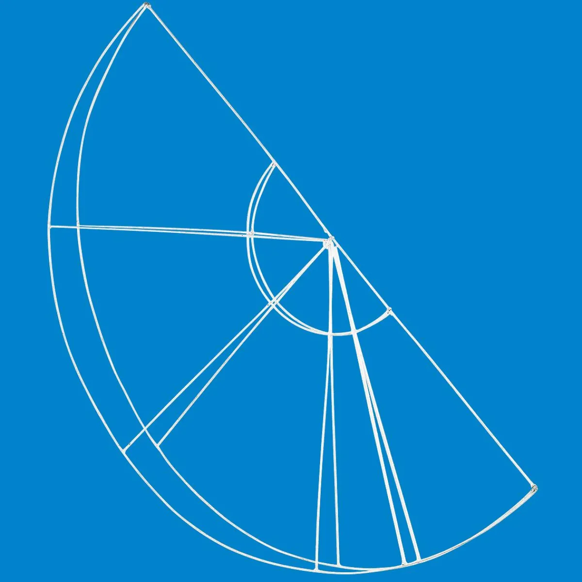 Sale DecoWoerner Dekogitter Riesenrad 170 Cm weiß