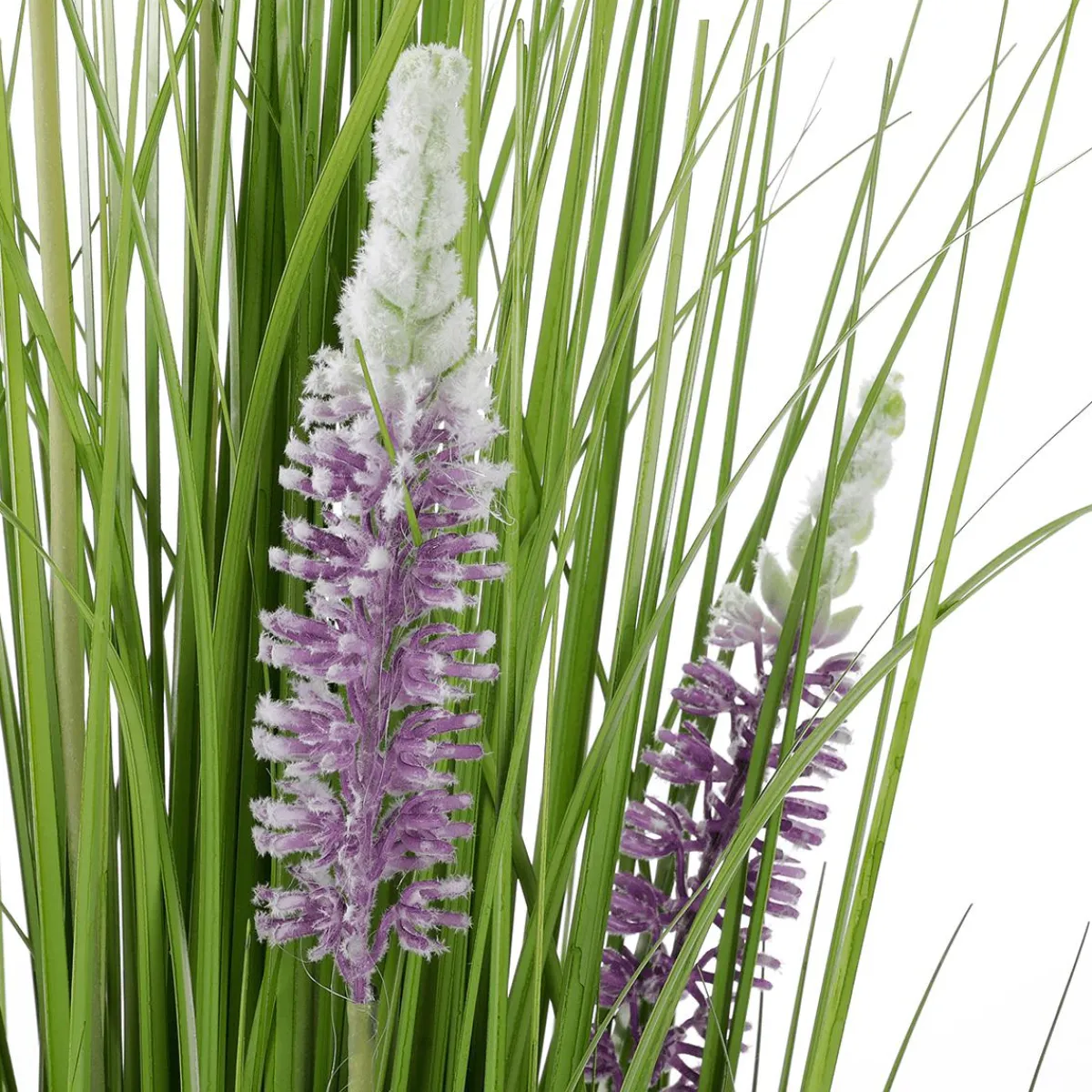 DecoWoerner Dekogras Mit Lavendel Im Topf 100 Cm grün