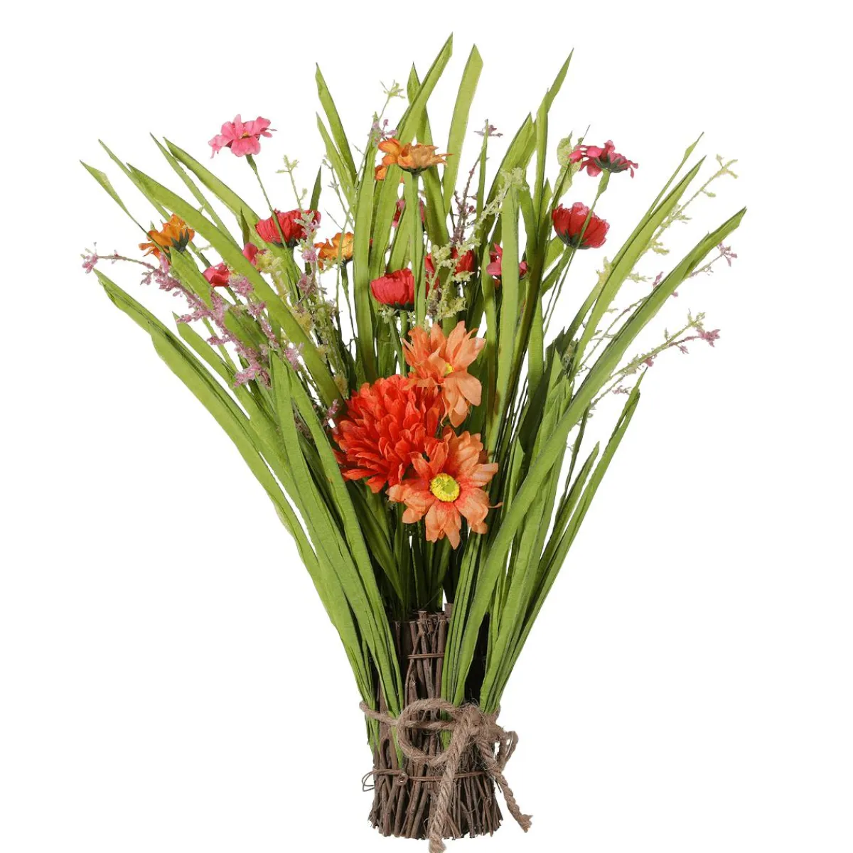 Best DecoWoerner Deko-Grasbündel Blütenmix Bunt 45 Cm mehrfarbig