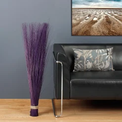Clearance DecoWoerner Deko-Grasbündel Lila 100 Cm violett