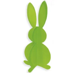 Clearance DecoWoerner Deko-Hasen Papieraufsteller 40 Cm grün