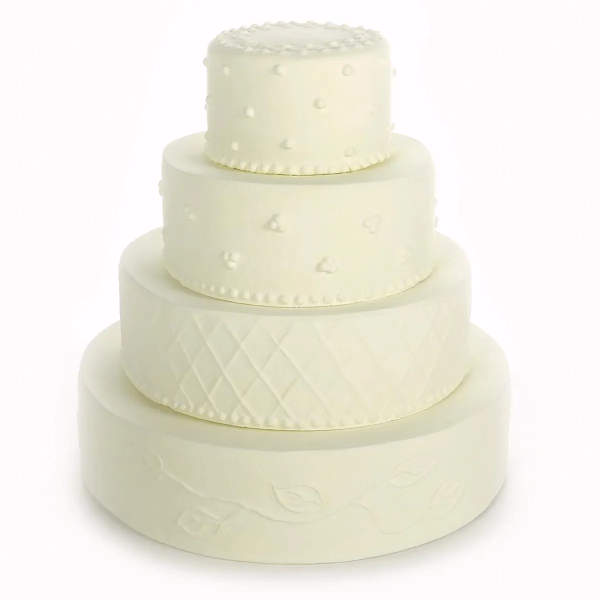 Clearance DecoWoerner Deko-Hochzeits-Torte 52 Cm Hoch weiß