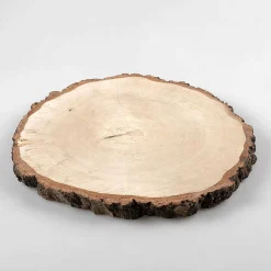Hot DecoWoerner Deko-Holz-Birkenscheibe Ca. 30 Cm Ø Naturholz