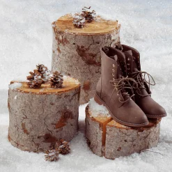 Hot DecoWoerner Deko-Holzstämme, Set à 3 Stück braun