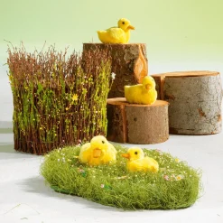 Hot DecoWoerner Deko-Holzstämme, Set à 3 Stück braun