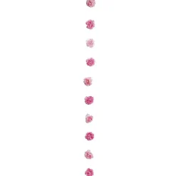 Clearance DecoWoerner Dekokette Blüten, 180 Cm rosa