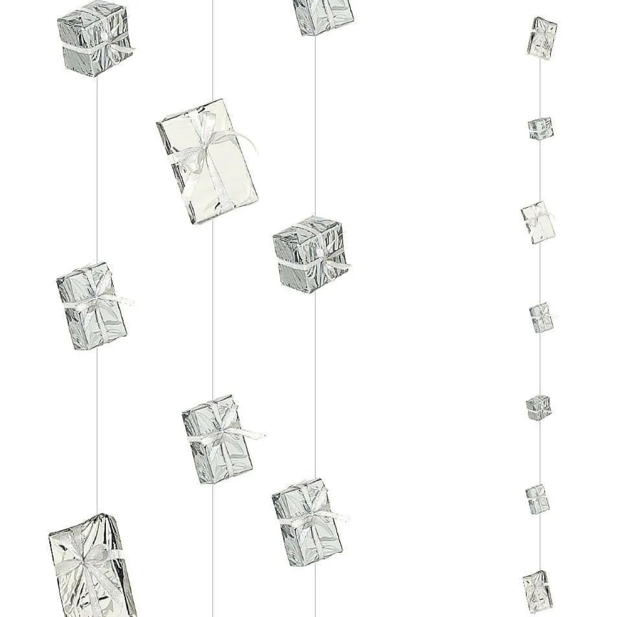 Hot DecoWoerner Dekokette Päckchen , 270 Cm silber