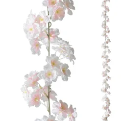 Discount DecoWoerner Deko-Kirschblüten-Ranke, 180 Cm rosa
