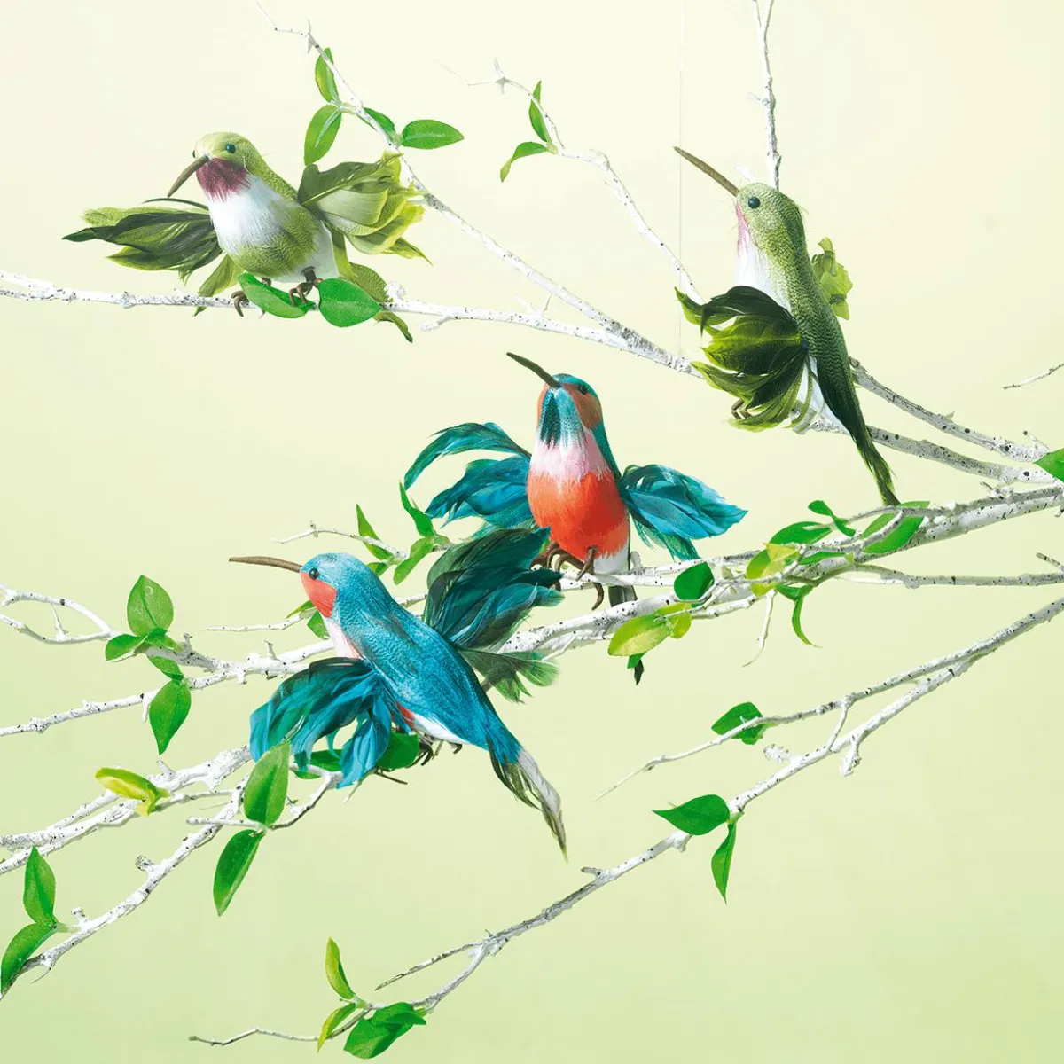 Hot DecoWoerner Deko-Kolibris, 3 Stück, blau