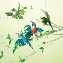 Hot DecoWoerner Deko-Kolibris, 3 Stück, grün