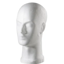 Outlet DecoWoerner Dekokopf Aus Styropor, 32 Cm Hoch weiß
