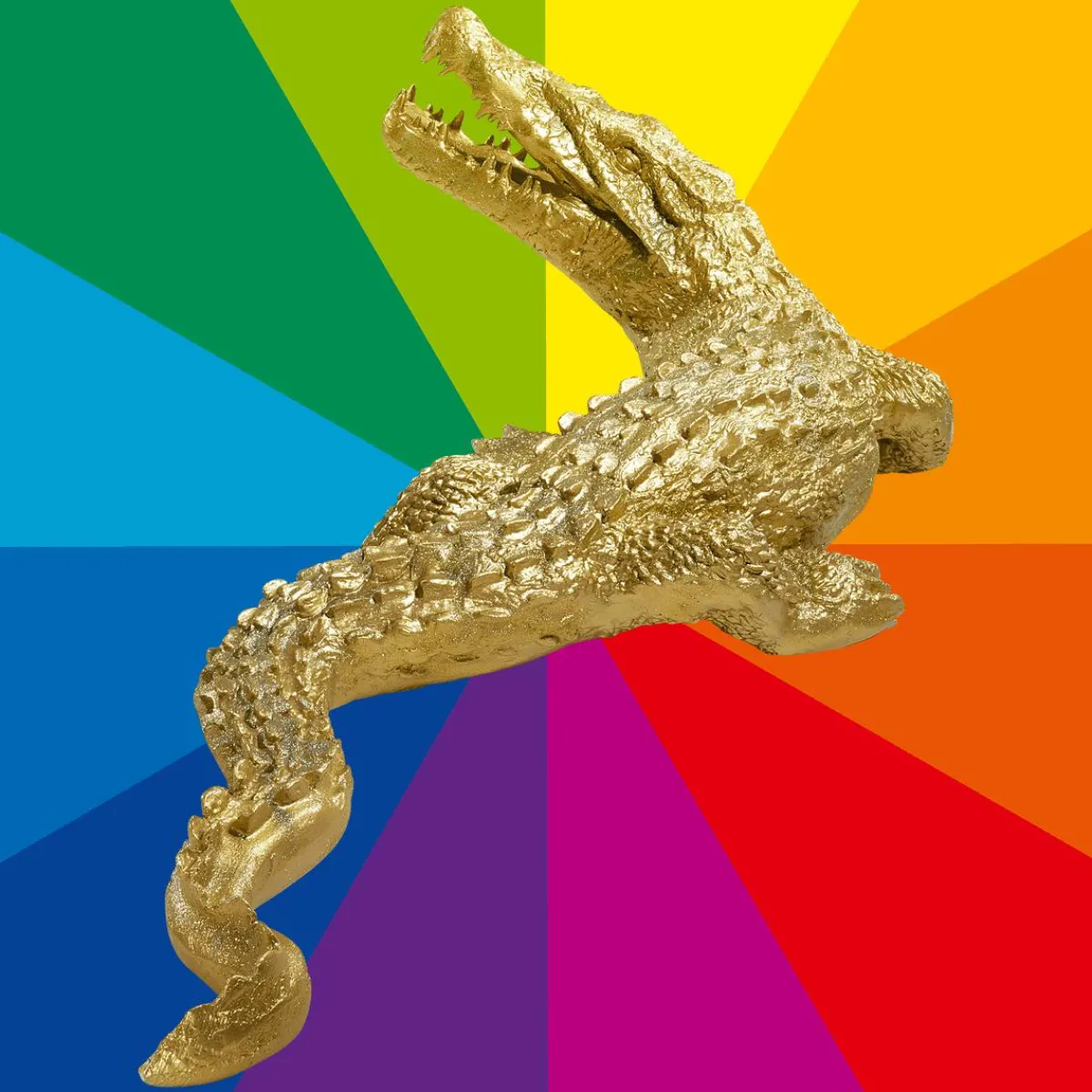 Hot DecoWoerner Deko-Krokodil 180 Cm Lang, Wunschfarbe
