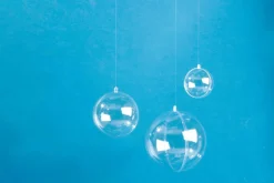 Best DecoWoerner Dekokugel 8 Cm Ø, 10 Stück transparent