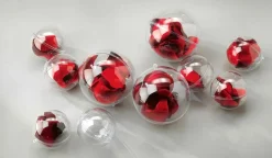 Best DecoWoerner Dekokugel 8 Cm Ø, 10 Stück transparent