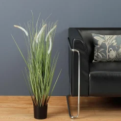 Clearance DecoWoerner Deko-Lampenputzergras Im Schwarzen Topf B1, 90 Cm grün