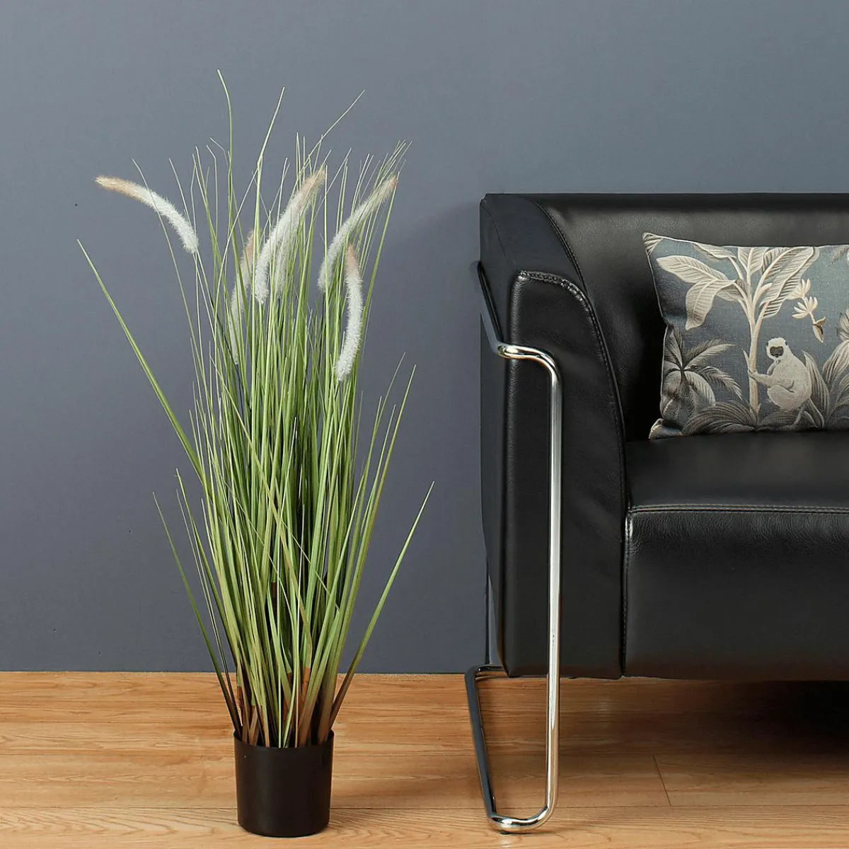 Clearance DecoWoerner Deko-Lampenputzergras Im Schwarzen Topf B1, 90 Cm grün