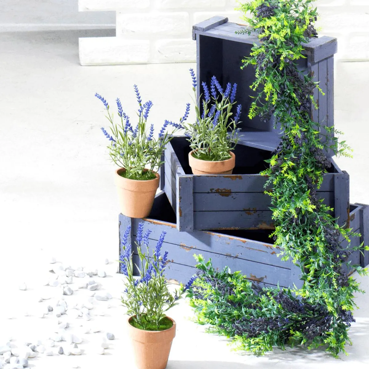 Online DecoWoerner Deko-Lavendel Im Topf, 22 Cm violett