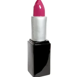 Best DecoWoerner Deko-Lippenstift 60 Cm, Pink-silber-schwarz rosa