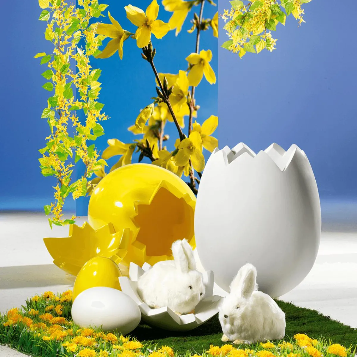 Clearance DecoWoerner Deko-Osterei, 70 Cm Lang, gelb