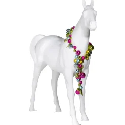 DecoWoerner Deko-Pferd 195 Cm Hoch, weiß