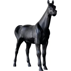 Discount DecoWoerner Deko-Pferd 195 Cm Hoch, schwarz