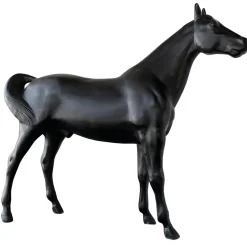 Discount DecoWoerner Deko-Pferd 195 Cm Hoch, schwarz