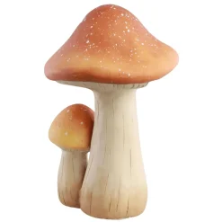 Sale DecoWoerner Dekopilz Aus Polyresin 21 Cm gelb