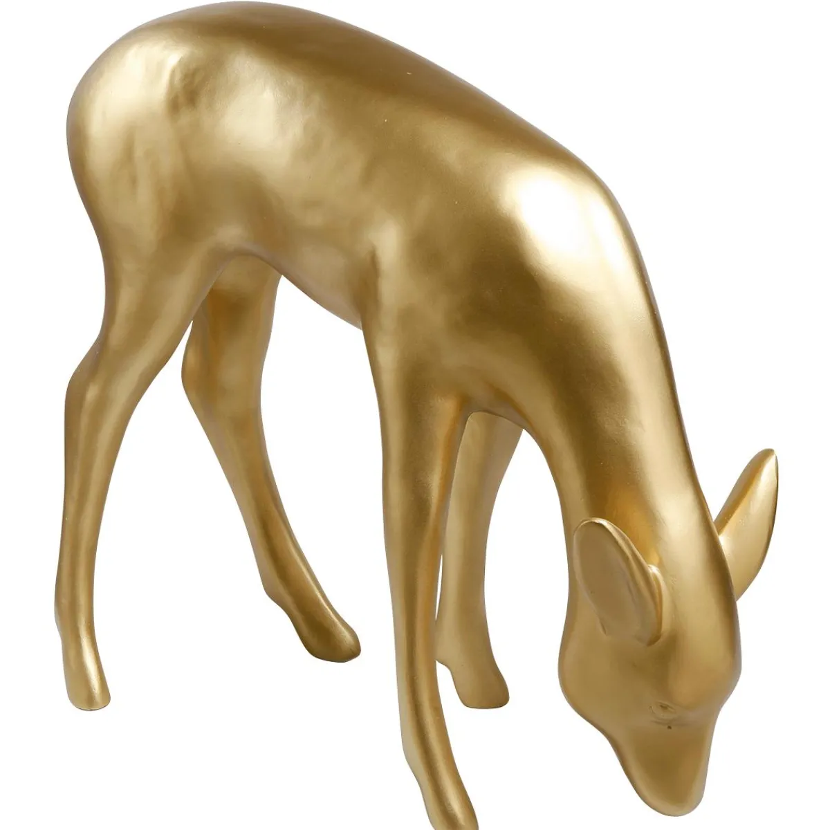 Clearance DecoWoerner Deko-Reh äsend 75 Cm Hoch, Metallic gold