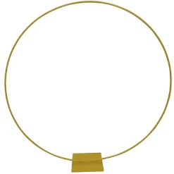 New DecoWoerner Dekoring Aus Metall, 190 Cm Ø gold
