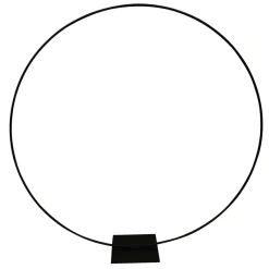 New DecoWoerner Dekoring Aus Metall, 190 Cm Ø schwarz