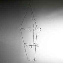 Outlet DecoWoerner Dekoring-Hänger Aus Metall, 148 Cm schwarz