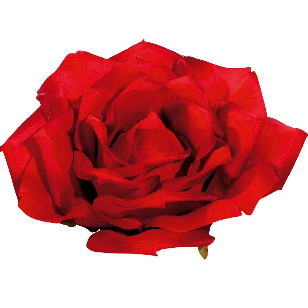 DecoWoerner Deko-Rosenblüte XL rot