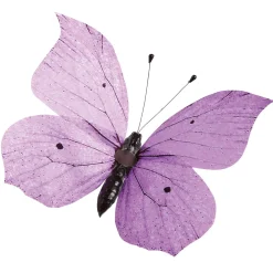Best DecoWoerner Deko-Schmetterling Lila, 30 Cm violett