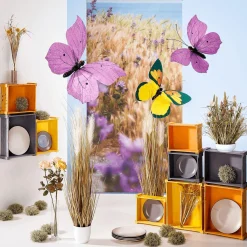 Best DecoWoerner Deko-Schmetterling Lila, 30 Cm violett