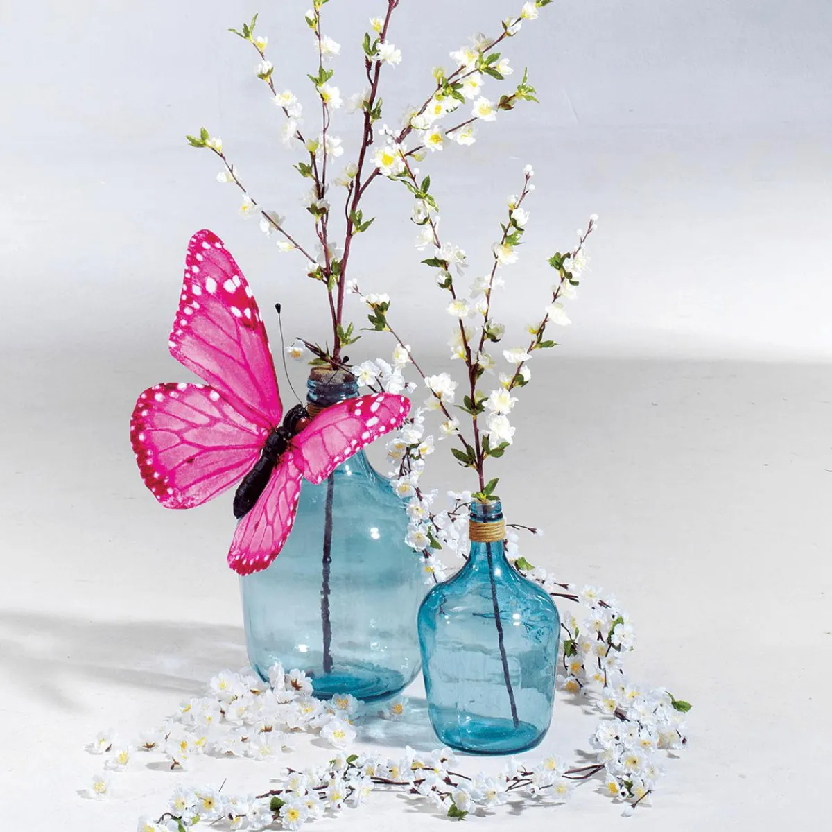 Best DecoWoerner Deko-Schmetterling Pink, 50 Cm rosa