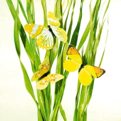 Best DecoWoerner Deko-Schmetterlinge, 10 Cm, , 6 Stück gelb