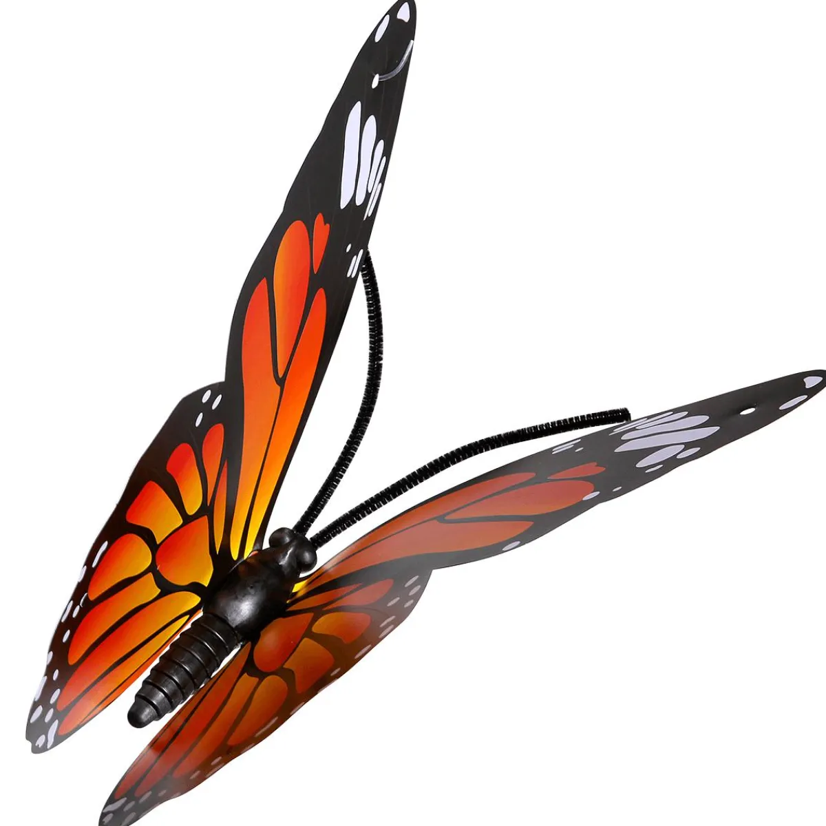 DecoWoerner Deko-Schmetterlinge 40 Cm 3 Stück orange