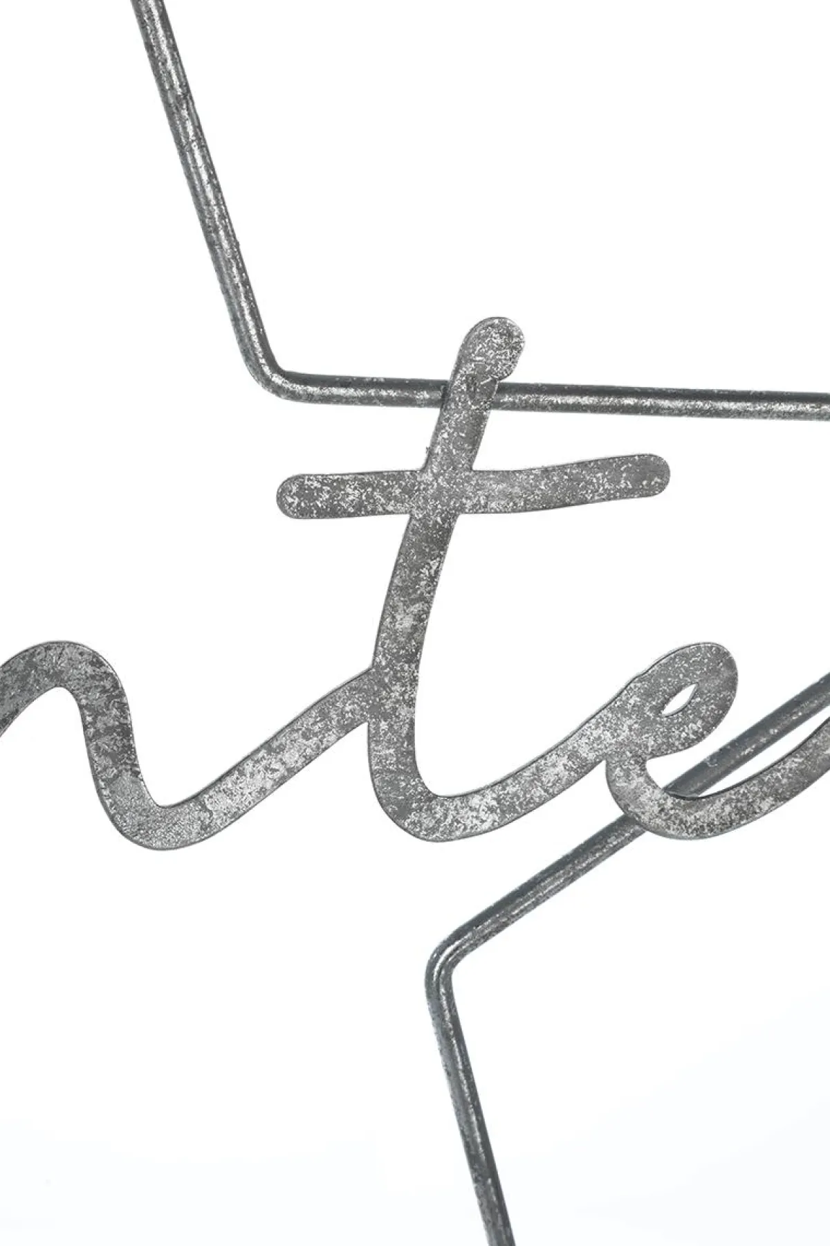 Discount DecoWoerner Dekostern Antikmetall 40 Cm silber