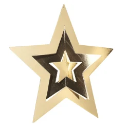 DecoWoerner Dekostern Hänger , 68 Cm Ø gold