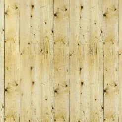 DecoWoerner Dekostoff “Bretter“ 150 Cm Breit, Hellbraun Beige