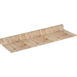 DecoWoerner Dekostoff “Bretter“ 150 Cm Breit, Hellbraun Beige