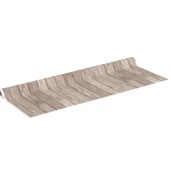New DecoWoerner Dekostoff “Bretterwand“, 140 Cm Breit, Beige