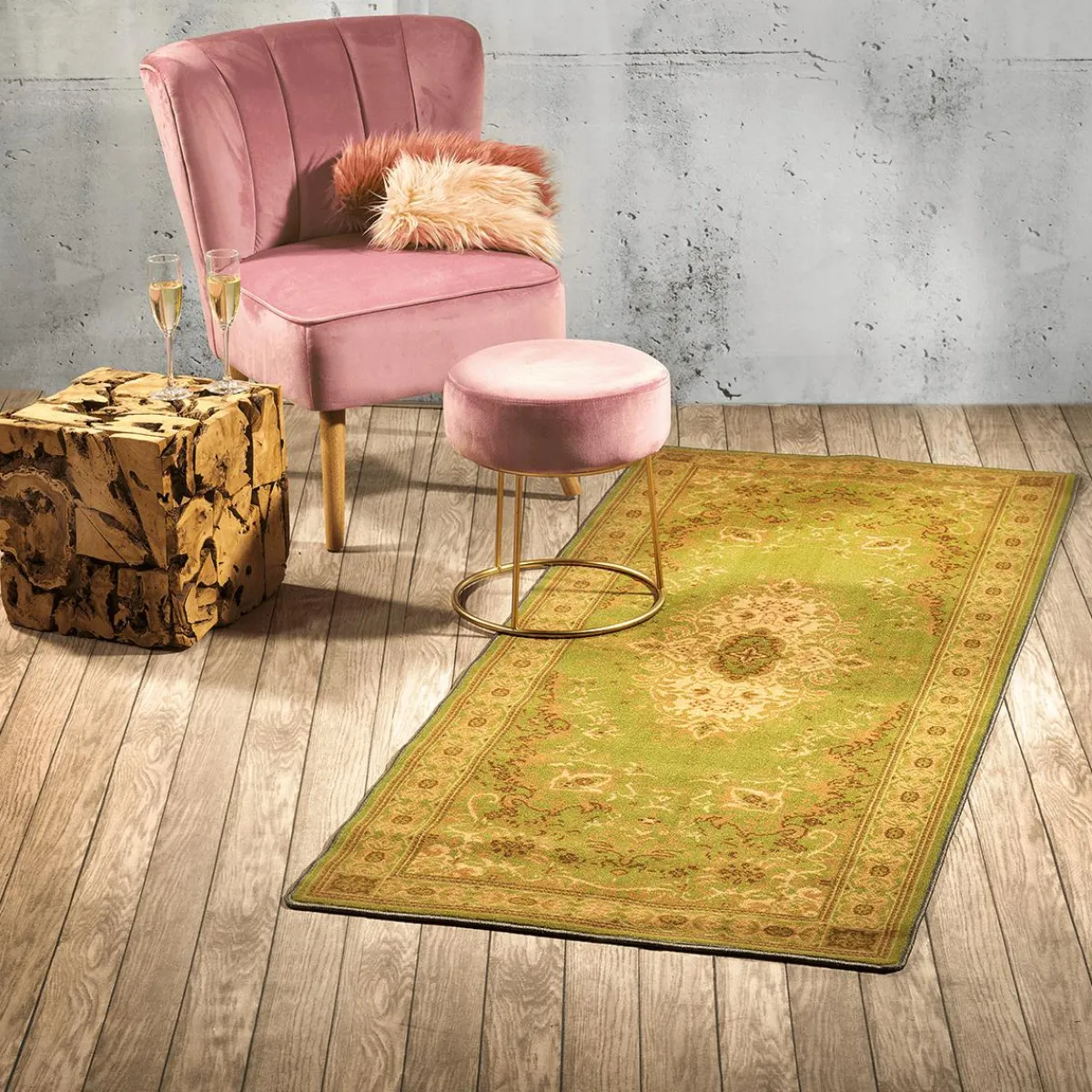 New DecoWoerner Dekostoff “Bretterwand“, 140 Cm Breit, Beige
