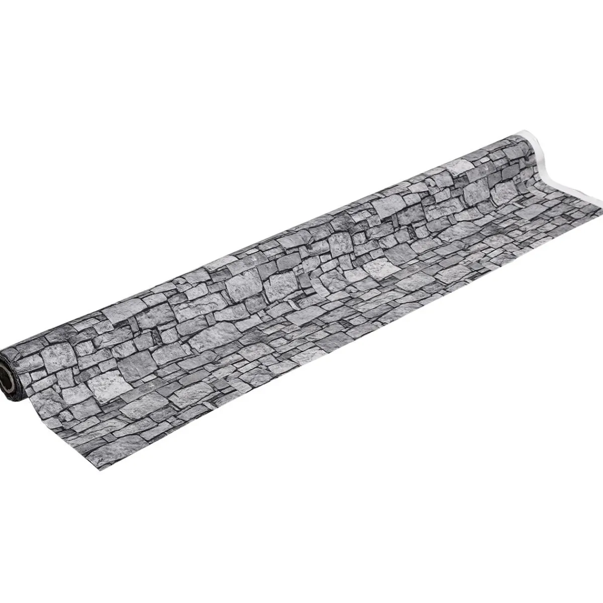Sale DecoWoerner Dekostoff “Steinwand“, 140 Cm Breit, Grau